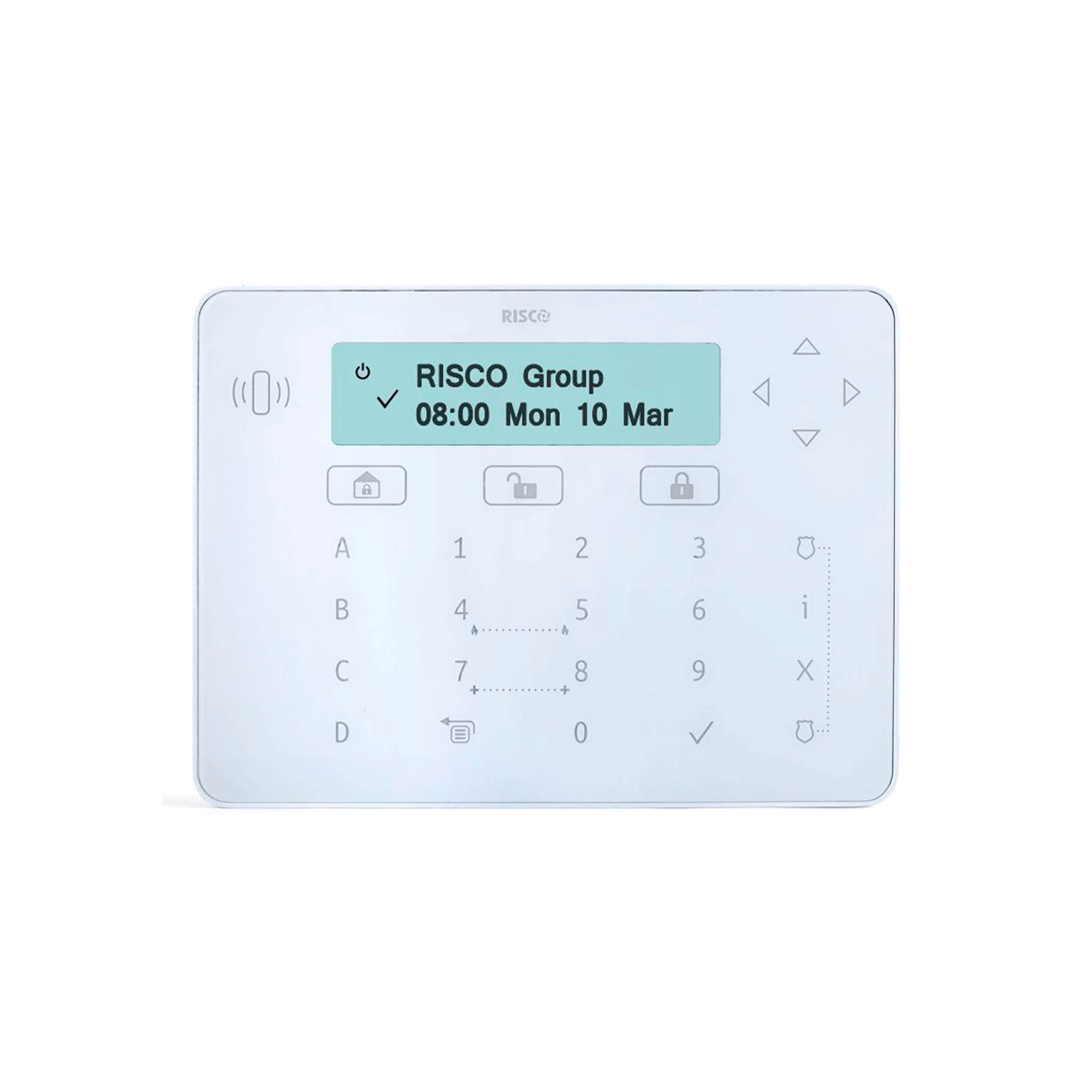 TECLADO RISCO RPKELPWT000B