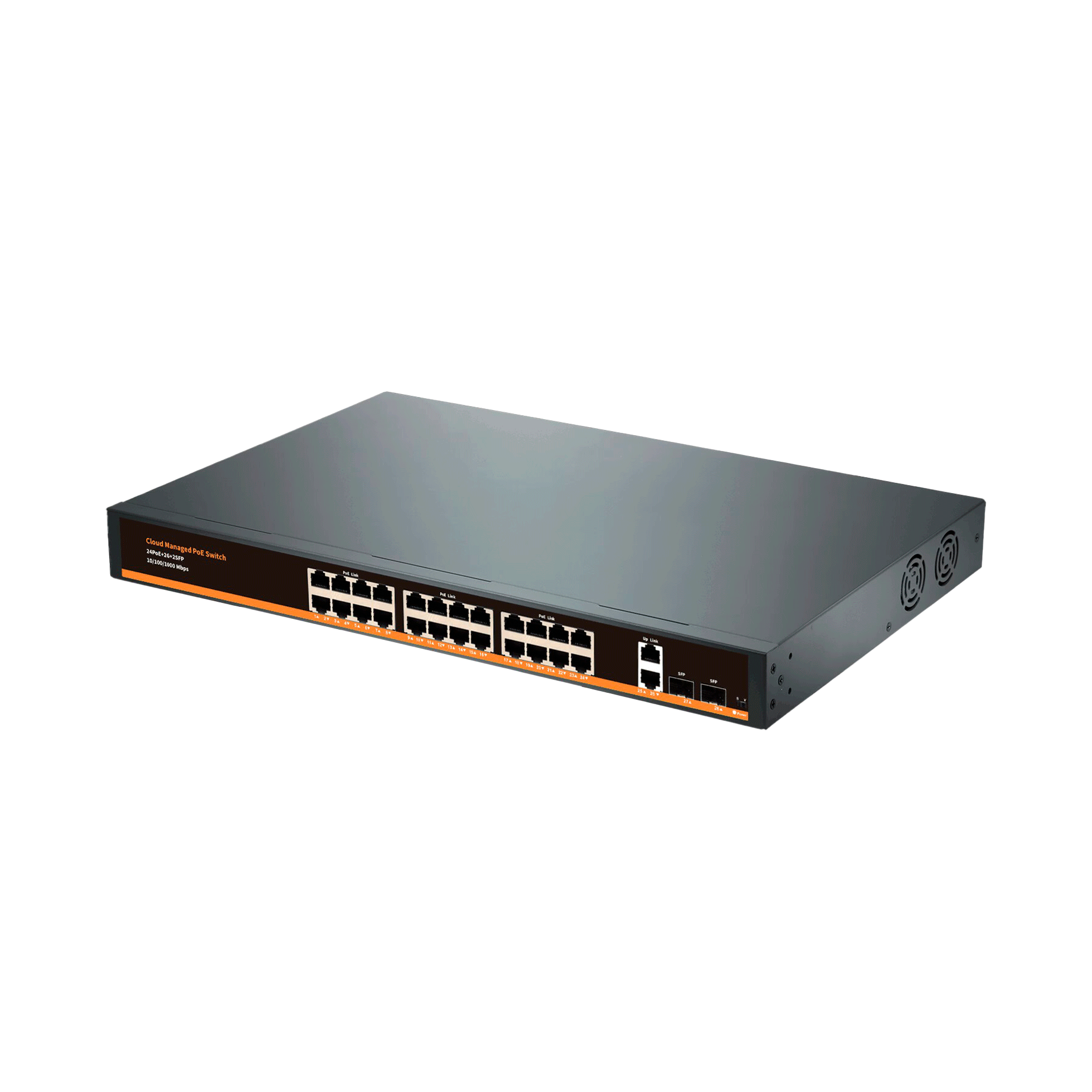 SWITCH POE TBK-SWPOE24G2SFP2