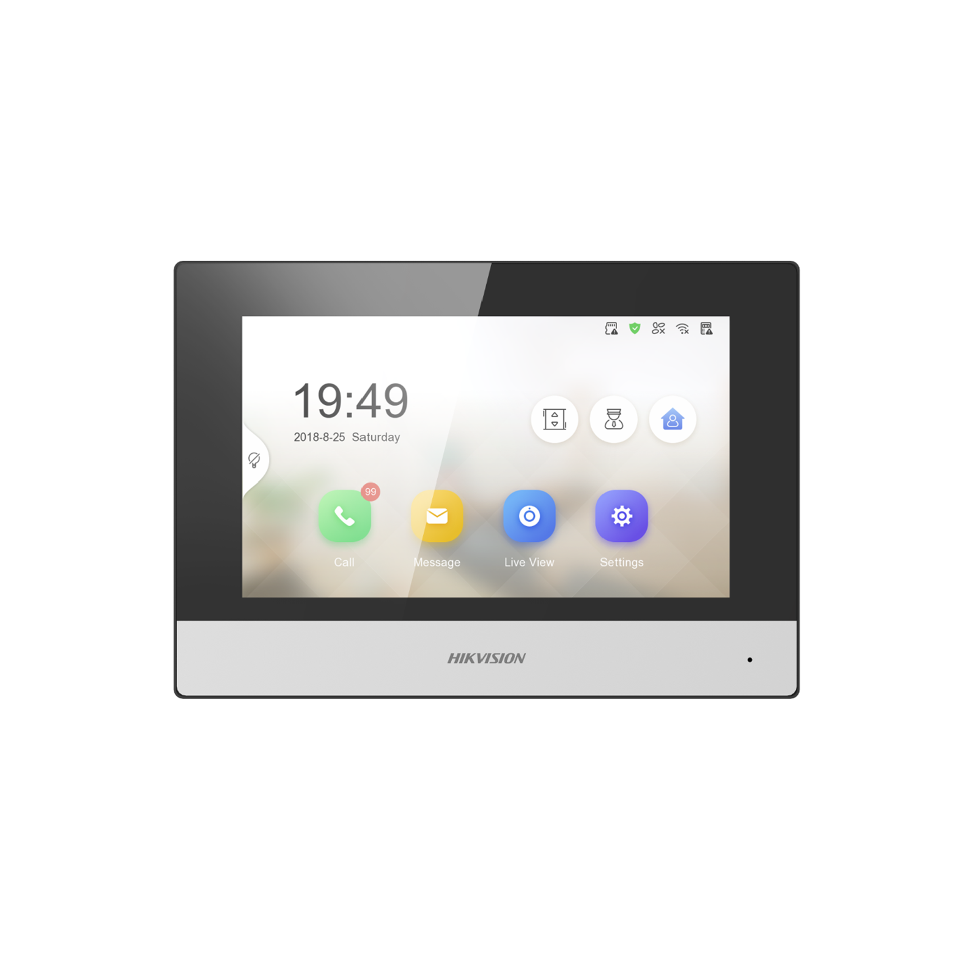 Hikvision Indoor Station DS-KH6320-WTE2 (Black)