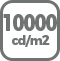 10000 cd/m2