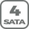 4 SATA 4 SATA