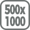 500x1000mm