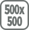500x500mm