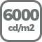 6000 cd/m2