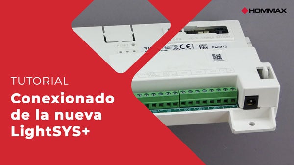 tutorial Conexionado de la-nueva LightSYS hommax