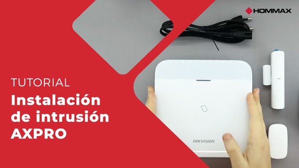 Tutorial Instalacion de intrusion AXPRO Hommax